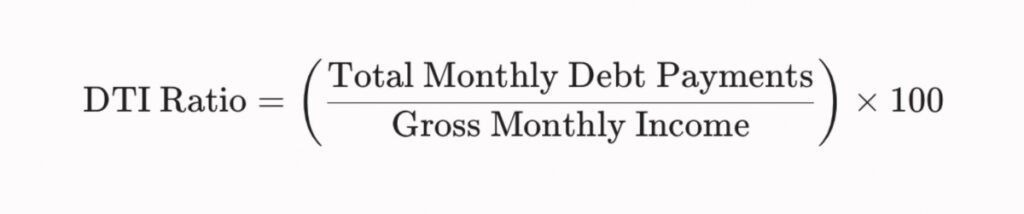 Debit to income ratio calculator